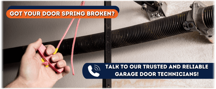 Broken Garage Door Spring St Augustine FL