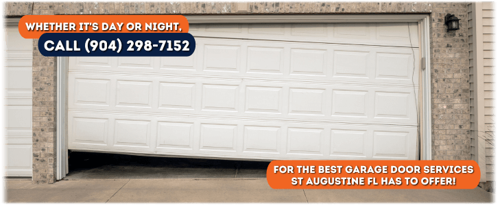 Garage Door Off Track In St Augustine FL